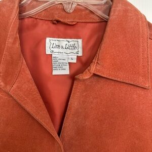 Live a Little Women's Terracotta Leather Jacket